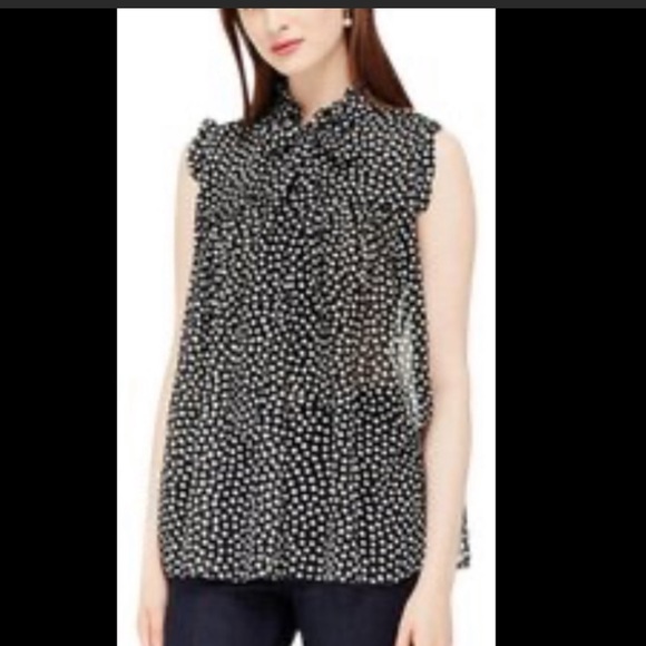 EUC Kate Spade polka dot blouse - Picture 1 of 7